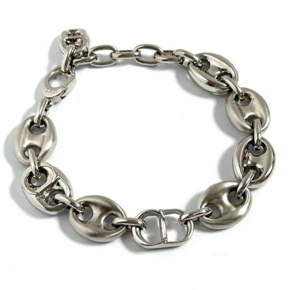Christian Dior Dior Men's Anchor Chain Bracelet, Marina - Picture 1 of 10